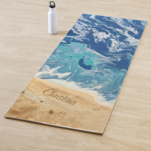 Beach Abstract Personalised Yoga Mat