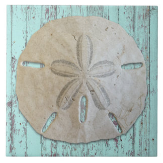 Beach Aesthetic Sand Dollar Decor Tile