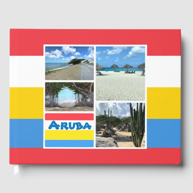 Beach and Desert Aruba  Guest Book (Front)