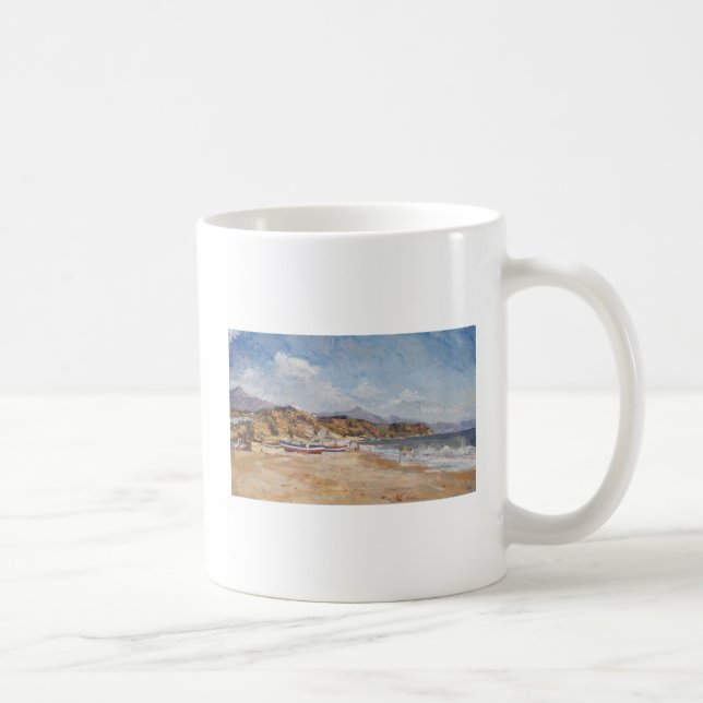 Beach and Mountains Nerja 2001 Coffee Mug (Right)