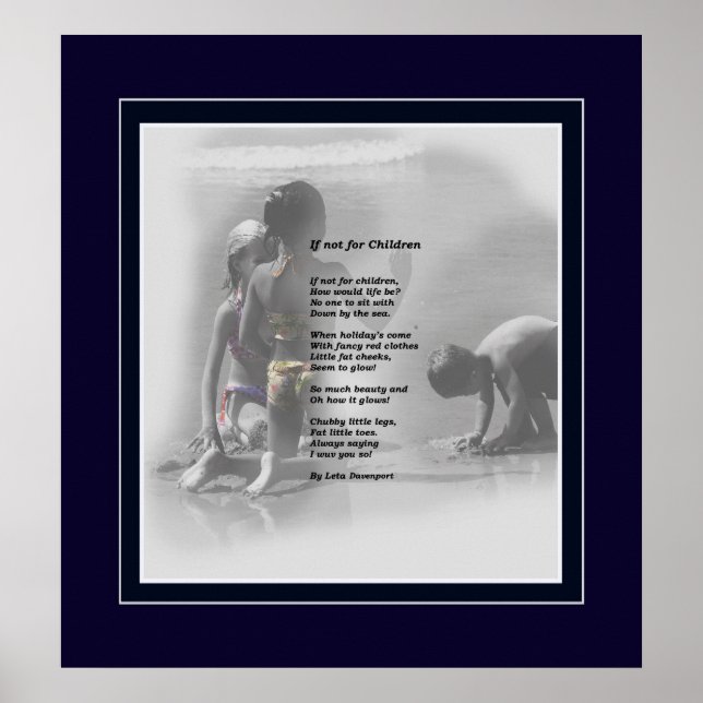 Beach and Ocean Days Poster (Front)