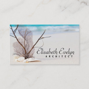 Beach And Sea Concept Business Card