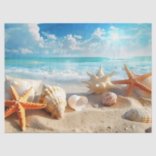 Beach and Seashells Tissue /Craft Paper