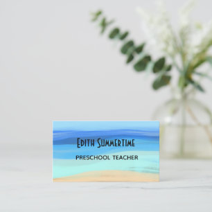 Beach and summer feelings business card