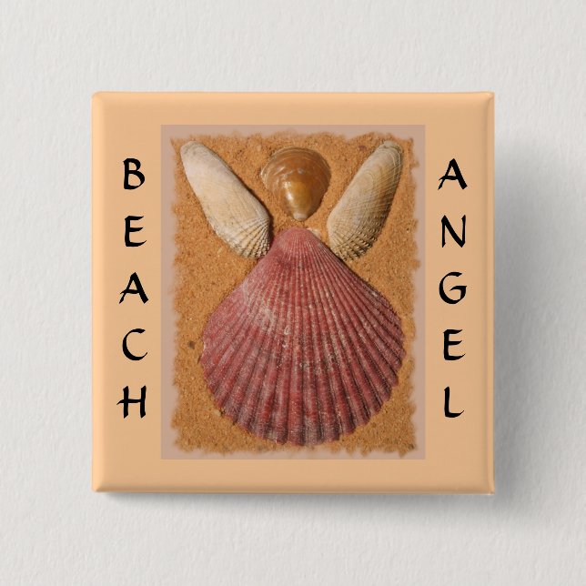 Beach Angel Button (Front)