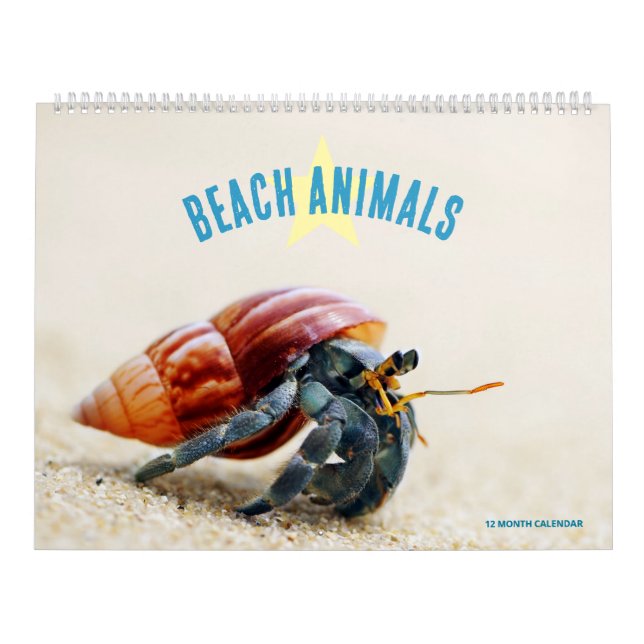 Beach Animals Calendar (Cover)
