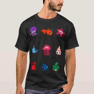 Beach animals cute . T-Shirt