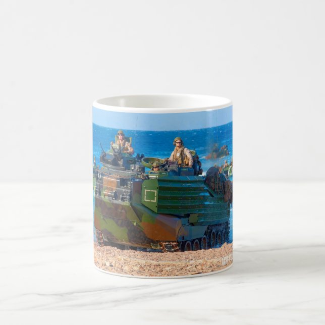 BEACH ARMOR - Assault Amphibious Vehicle Coffee Mug (Center)