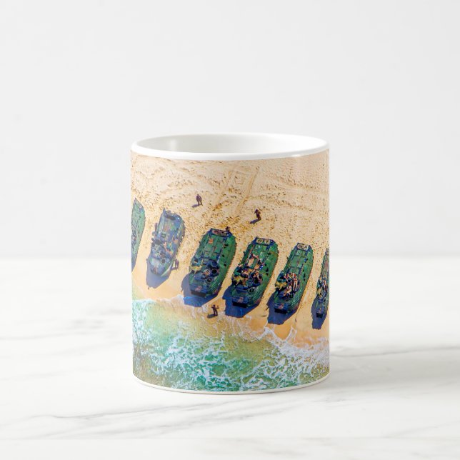BEACH ARMOR - Assault Amphibious Vehicle Coffee Mug (Center)