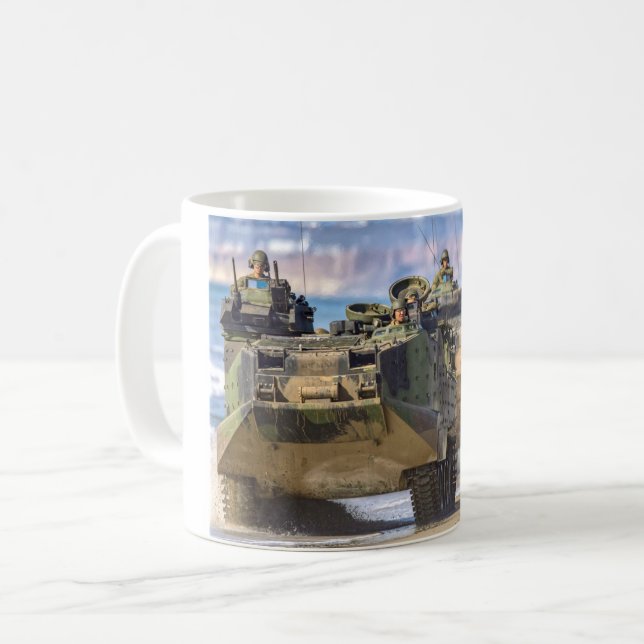 BEACH ARMOR - Assault Amphibious Vehicle Coffee Mug (Front Left)