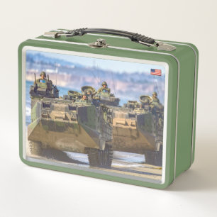 BEACH ARMOR - Assault Amphibious Vehicle Metal Lunch Box