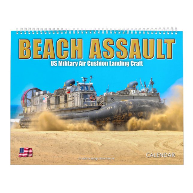 BEACH ASSAULT - Air Cushion Landing Craft Calendar (Cover)