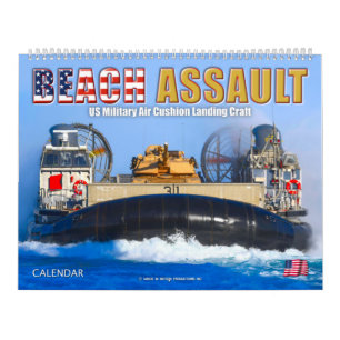 BEACH ASSAULT - Air Cushion Landing Craft Calendar