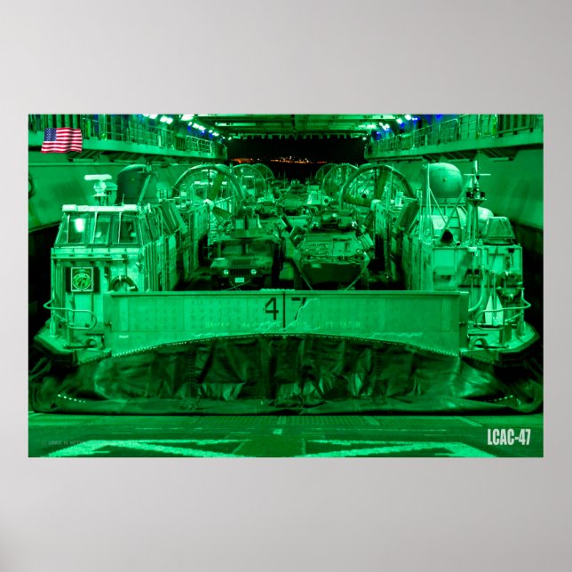 BEACH ASSAULT - LCAC-47 POSTER (Front)