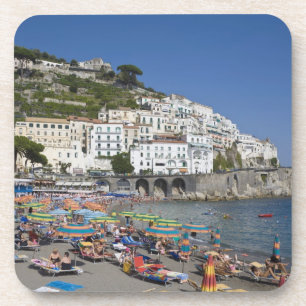 Beach at Amalfi, Campania, Italy Coaster