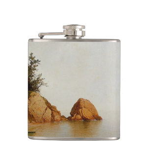 Beach at Beverly Hip Flask
