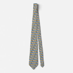 Beach at Boulogne by Edouard Manet, Vintage Art Tie