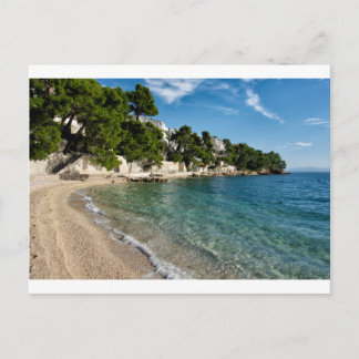 Beach at Brela, Croatia Postcard