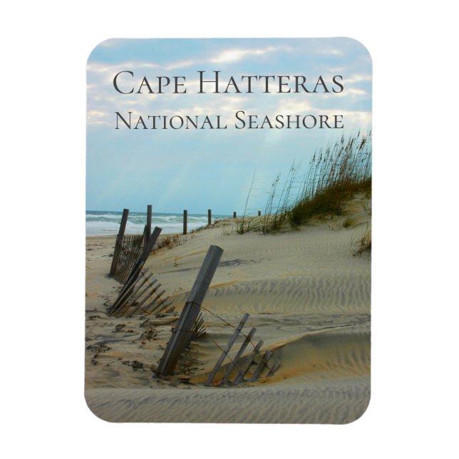 Beach at Cape Hatteras National Seashore, NC Magnet (Vertical)