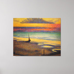 Beach at Heist by Georges Lemmen 1891 Canvas Print