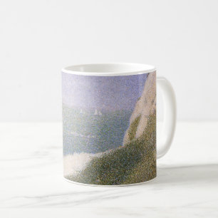 Beach at Honfleur by Georges Seurat, Vintage Art Coffee Mug