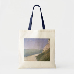 Beach at Honfleur by Georges Seurat, Vintage Art Tote Bag