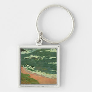Beach at Le Pouldu, 1889 Key Ring