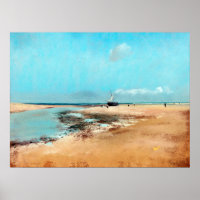 Beach at Low Tide(Mouth of the River), Edgar Degas