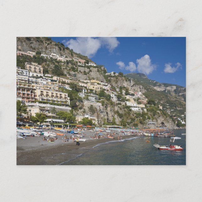 Beach at Positano, Campania, Italy Postcard (Front)