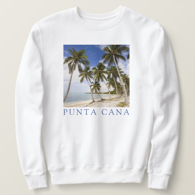 Beach at Punta Cana | Dominican Republic Sweatshirt (Design Front)