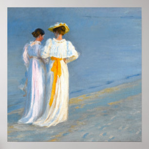 Beach at Skagen Poster