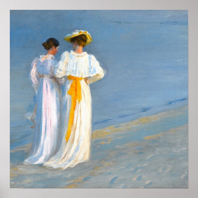 Beach at Skagen Poster (Front)