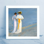 Beach at Skagen Poster<br><div class="desc">Marie Krøyer and Anna Ancher on the Beach at Skagen by Peder Severin Krøyer</div>