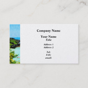 Beach at St. George Bermuda - Platinum Business Card