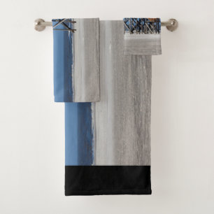 Beach at the North Sea, Sankt Peter Ording Bath Towel Set