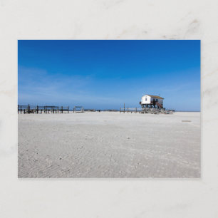 Beach at the North Sea, Sankt Peter Ording Postcard