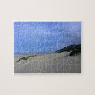 Beach at Yaquina Bay, Newport, OR Jigsaw Puzzle