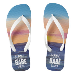 Beach Babe Adult Flip Flops