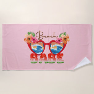 Beach Babe Beach Towel