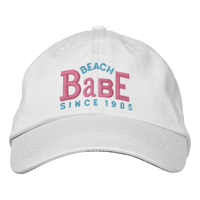 Beach Babe Embroidery Hat (Front)