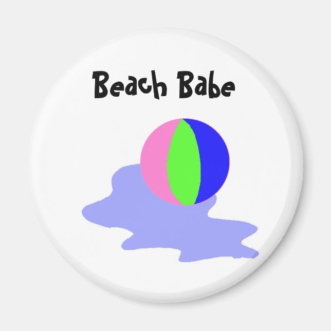 Beach Babe Magnet (Front)