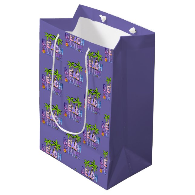 Beach Babe Medium Gift Bag (Front Angled)