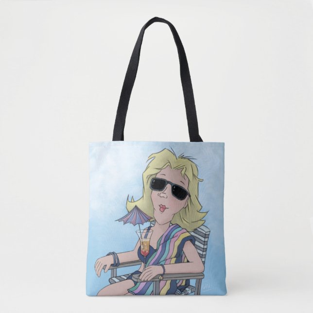 Beach Babe Tote Bag (Front)
