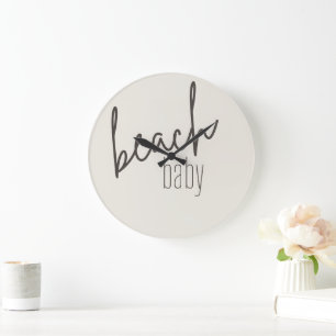 beach baby. Clock