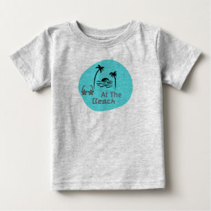 Beach Baby Grey  T-Shirt
