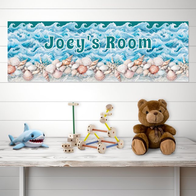 Beach Baby Kids Room Personalized Poster (Creator Uploaded)