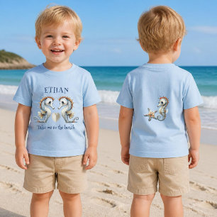 Beach Baby Seahorses Ocean Custom