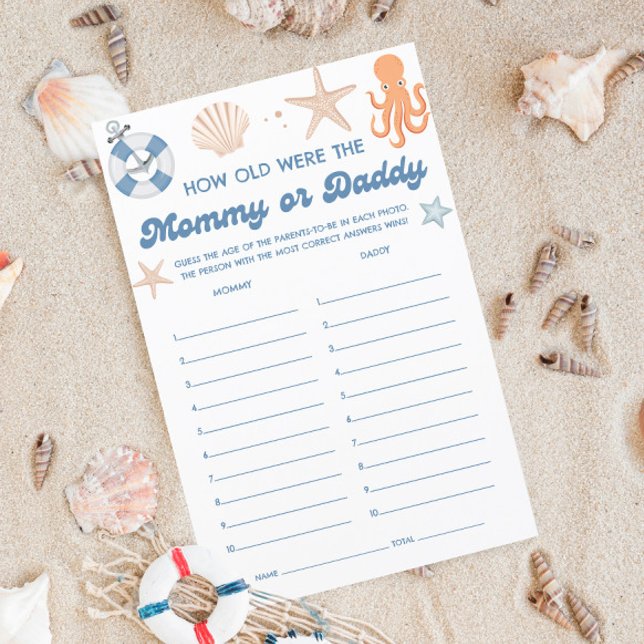 Beach Baby Shower Guess The Age Game (Creator Uploaded)