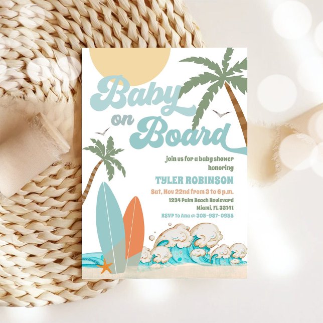 Beach Baby Shower Invitation (Creator Uploaded)