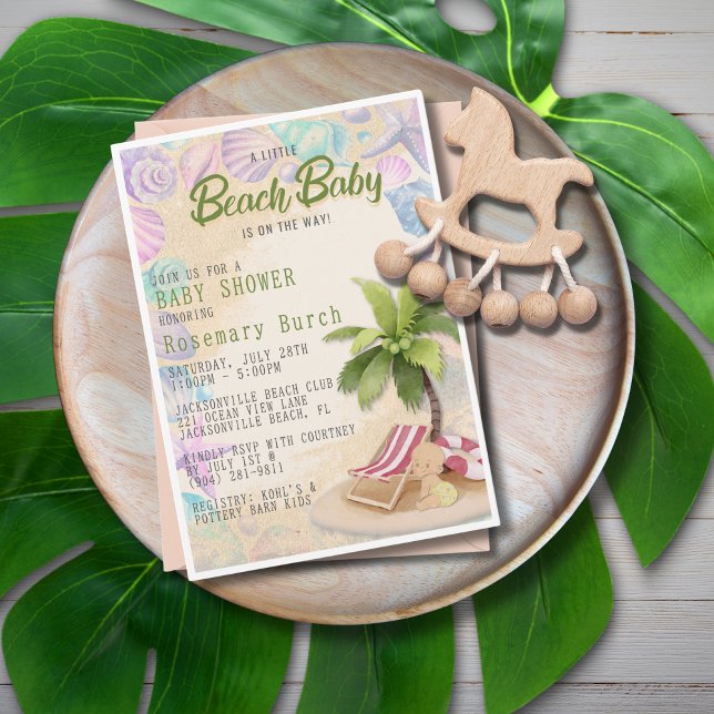 Beach Baby Shower Invitation (Creator Uploaded)